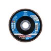 Pferd 5" x 7/8" A.H. POLIFAN® Flap Disc - Z SG POWER STEELOX, Zirconia, 60 Grit, Conical 62226